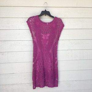 Anthropologie Yoana Baraschi Embroidered Dress